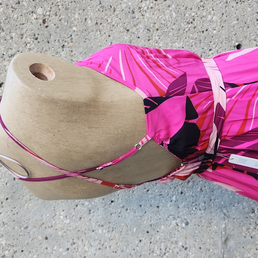 SPANNER Pink Floral Maxi Dress - Picture 12 of 14